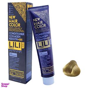 رنگ مو کم آمونیاک لی لی نایت (Lili Night) شماره N9 رنگ بلوند خیلی روشن حجم 120 میلی لیتر