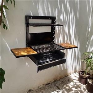 باربیکیو ذغالی باغی طرح دیواری (پسکرایه)