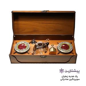 پک هدیه زعفران سوپرنگین 2 مثقال صادراتی مدل 06