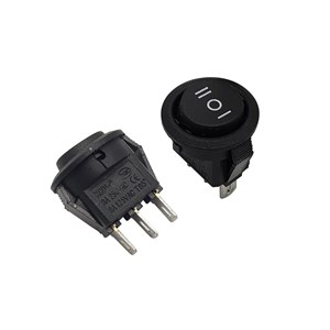 کلید راکر گرد کوچک سه حالته KCD1 - 601S
