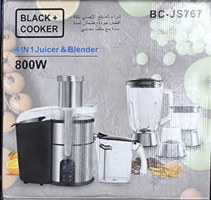 آبمیوه گیری 4 کاره بلک اند کوکر مدل BC-JS767