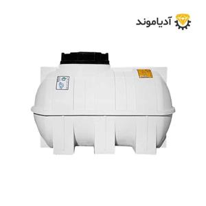 مخزن ذخیره آب 1000 لیتری افقی سه لایه برند رخشان پلاست