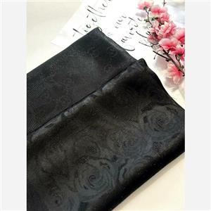 ارسال رایگان روسری مشکی ابریشم ژاکارد لمه دار پارچه ترک اورجینال روسری محرمی 