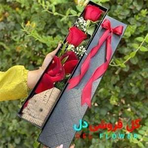 باکس گل رز شاخه ای 459