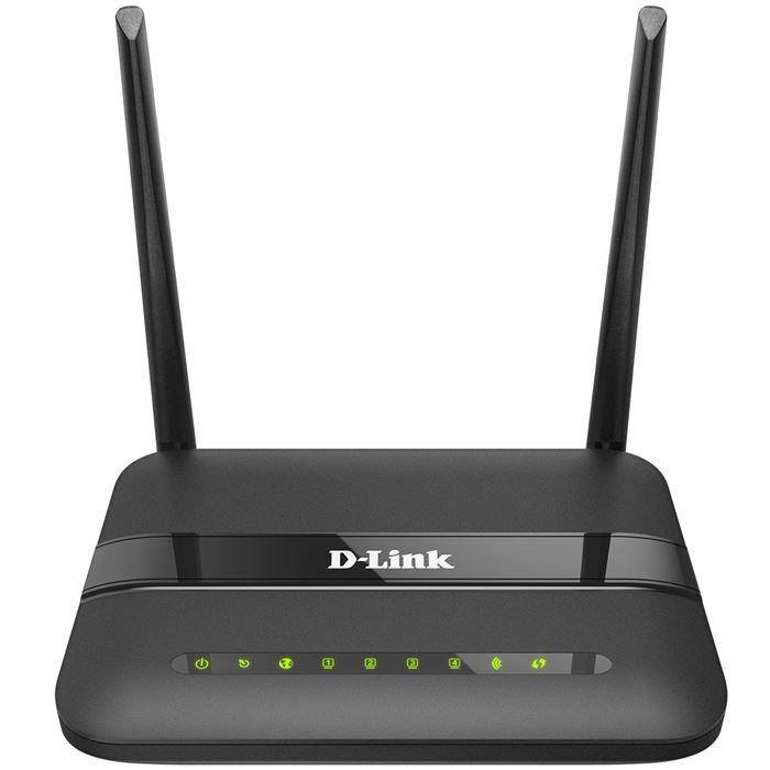 D-Link DSL-124 Wireless N300 ADSL2+ Modem Router