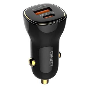 شارژر فندکی فست شارژ ماشین Type-C الدنیو مدل C103
