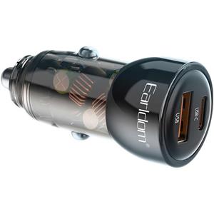 شارژر فندکی خودرو Type-C و USB ارلدام مدل CC31