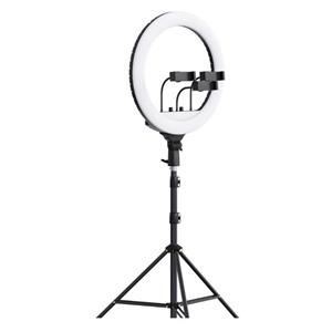 رینگ لایت بیوا مدل RL01 36W سایز 14 اینچ با سه پایه و 3 هولدر