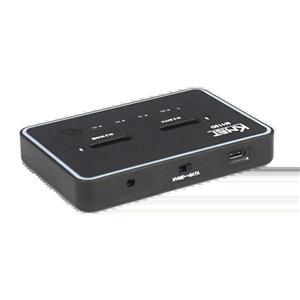 داک هارد و اس اس دی M.2 ＆ SATA 2Bay کی نت مدل K-CM2M115D