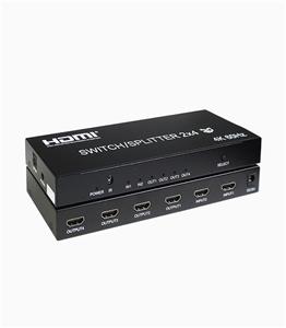 سوییچ اسپلیتر HDMI 2×4 کی نت مدل KSS24