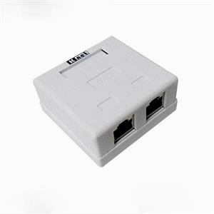 کیستون باکس Cat6 STP دو پورت کی نت مدل K-NKJC6S182