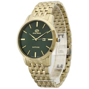 ساعت مچی سوئیس پرنس مدل 2001G-MEN-GOLD-GREEN