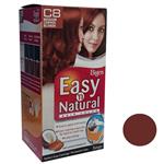 کیت رنگ مو بیگن سری Easy Natural شماره C8 حجم 75 میلی لیتر رنگ بلوند مسی متوسط