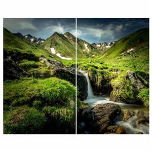 استیکر شیشه طرح طبیعت بسته 2 عددی -