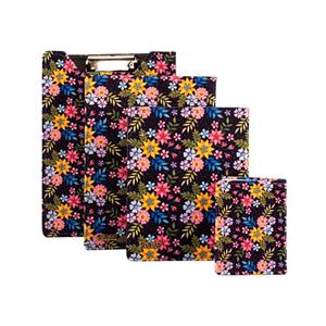 ست تحریر پارچه ای گلدار 4 عددی Lio215