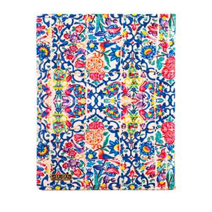 کلاسور پارچه ای کاشی کاری 26 حلقه L2196 
