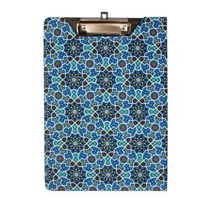 زیر دستی پارچه ای جیب دار  تاشو A4 کاشی کاری