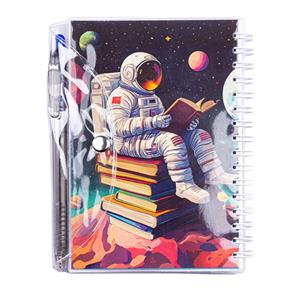 دفتر یادداشت مجلد دکمه دار فضا نورد I9078