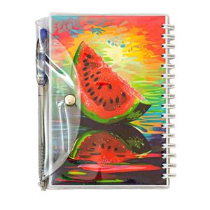 دفتر یادداشت مجلد دکمه دار هندوانه I9088