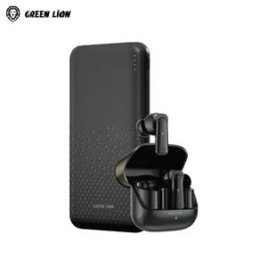 پک هدفون بلوتوثی گرین لاین EarBuds بهمراه پاوربانک Rome 10000mAh