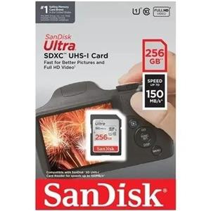 کارت حافظه SDXC U1 سن دیسک ظرفیت 256 گیگابایت سرعت 150MBs