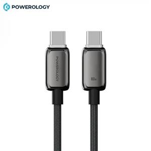 کابل USB-C به USB-C پاورولوژی سری زینکو با توان 60 وات