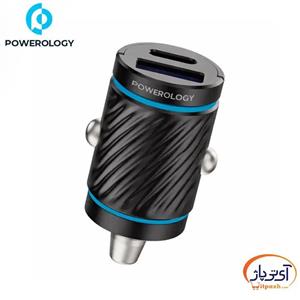 شارژر فندکی پاورولوژی DUAL-PORT 36W