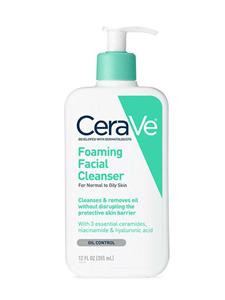 فوم شستشوی صورت پوست چرب تا نرمال مدل سراوی cerave حجم 236 میلی لیتر