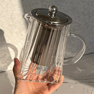 قوری پیرکس صافی استیل