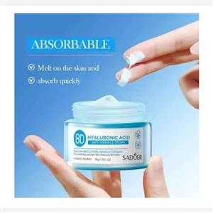 ژل کرم آبرسان و جوانساز هیالورونیک اسید سادور .حجم30g
