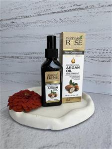 روغن آرگان تقویت کننده و ترمیم کننده مو داماسک رز