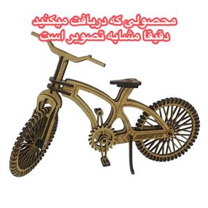 ماکت دوچرخه چوبی