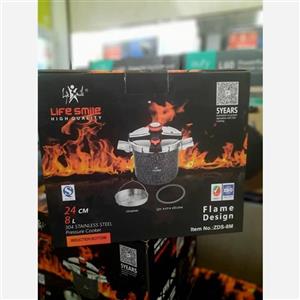 زودپز سر کلپسی لایف اسمایل مدل zdsm سایز 8لیتری(پس کرایه)