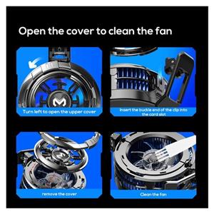 فن خنک کننده موبایل ممو مدل CX08-Wireless