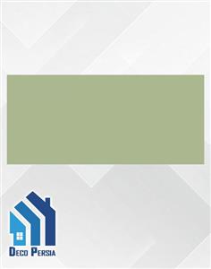 کاشی خاک‌سفید فخار 60x120 طرح مونوکالر سبز مات
