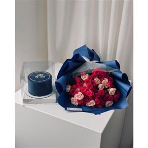 دسته گل رز و لیلیوم برای روز زن 4413