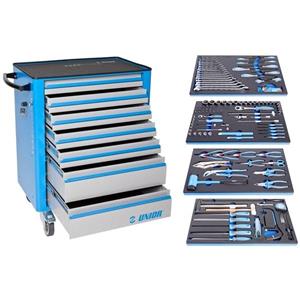 جعبه ابزار چرخ دار کشویی یونیور 127 پارچه مدل 940EV4