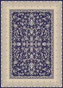 فرش مشهد 1500شانه تراکم 4500 تمام برجسته کد 814008 کرم حاشیه کاربنی تمام آکریلیک