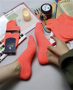 جوراب زنانه زیرقوزکی صورتی شبرنگی