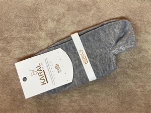 جوراب زنانه زیرقوزکی طوسی