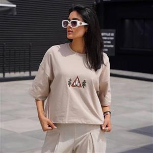 کراپ  زنانه گلدوزی خونه