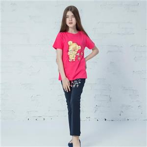 ست راحتی تیشرت شلوار دخترانه نیکو تن پوش کد 6829