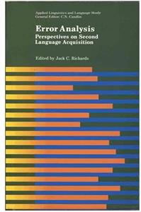کتاب Error Analysis Perspectives on Second Language Acquisition