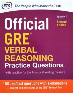 کتاب آزمون Official GRE Verbal Reasoning Practice Questions 2nd