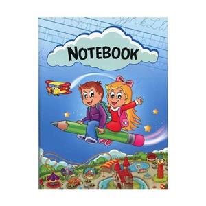 دفتر چهار خط انگلیسی 40 برگ رقعی جنگل