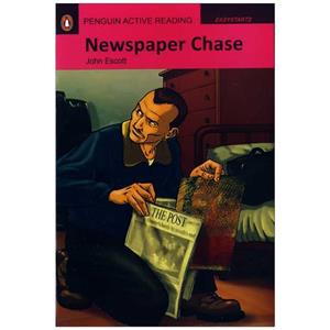 کتاب داستان انگلیسی پنگوئن اکتیو ریدینگ تعقیب کننده روزنامه Penguin Active Reading Easy Starters The Newspaper Chase