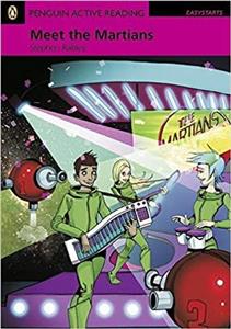 کتاب داستان زبان انگلیسی ملاقات با مریخی ها Penguin Active Reading Easy Starters Meet the Martians