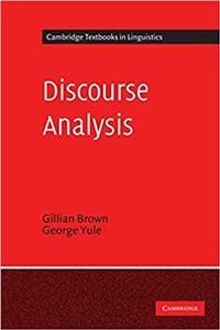 کتاب زبان دیسکورس آنالایزز Discourse Analysis اثر جیلیان براون و جورج یول