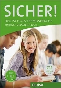 کتاب آلمانی زیشا SICHER C1.2 LEKTION 7-12 KURSBUCH UND ARBEITSBUCH
