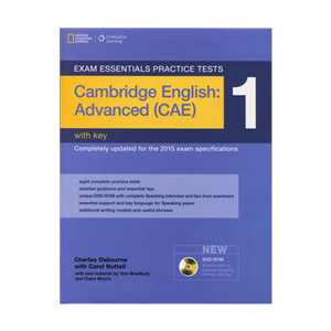 کتاب Exam Essentials Practice Tests Advanced CAE 1 اگزم اسنشیال پرکتیس تستز ادونس یک
